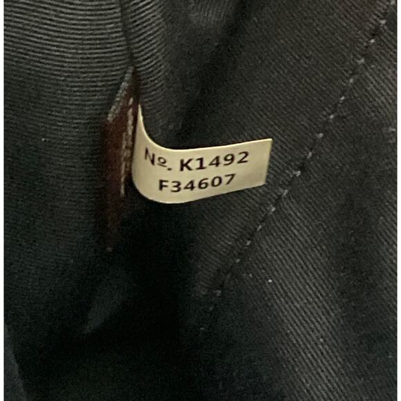 Coach Margot Crossbody Carryall Satchel Bag Navy Blue Crossgrain Leather F34607 - Picture 11 of 11